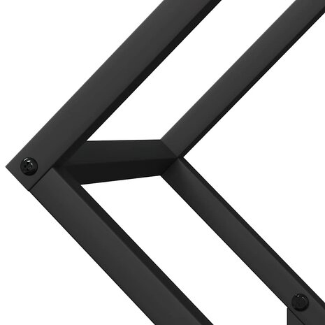 Brandhoutrek 50x25x50 cm koudgewalst staal zwart 7