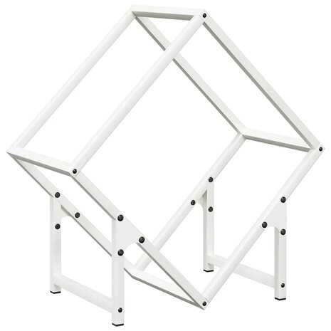 Brandhoutrek 50x25x50 cm koudgewalst staal wit 2