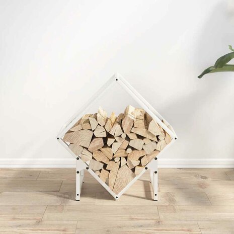 Brandhoutrek 50x25x50 cm koudgewalst staal wit 3