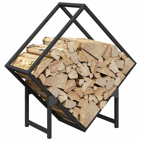 Brandhoutrek 60x25x60 cm koudgewalst staal zwart 4