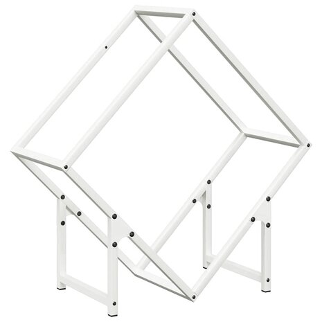 Brandhoutrek 60x25x60 cm koudgewalst staal wit 2