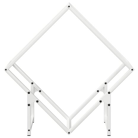 Brandhoutrek 60x25x60 cm koudgewalst staal wit 5