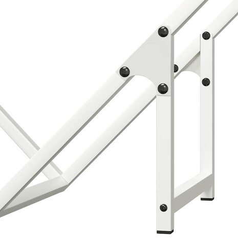 Brandhoutrek 60x25x60 cm koudgewalst staal wit 8