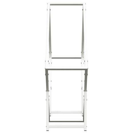 Brandhoutrek 80x25x80 cm koudgewalst staal wit 6