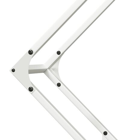 Brandhoutrek 80x25x80 cm koudgewalst staal wit 7