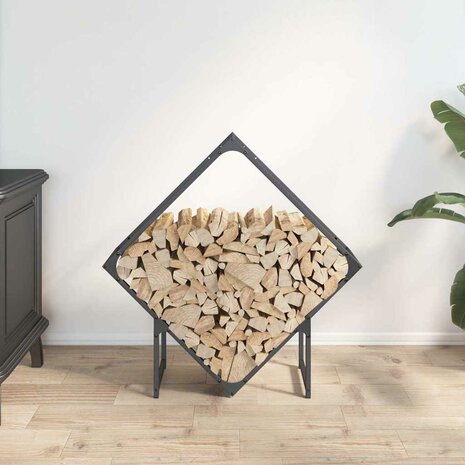 Brandhoutrek 80x25x80 cm koudgewalst staal antracietkleurig 3
