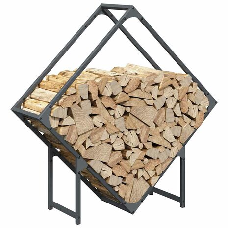 Brandhoutrek 80x25x80 cm koudgewalst staal antracietkleurig 4