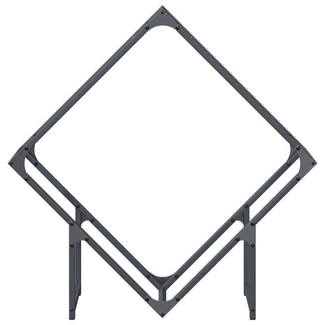 Brandhoutrek 80x25x80 cm koudgewalst staal antracietkleurig 5