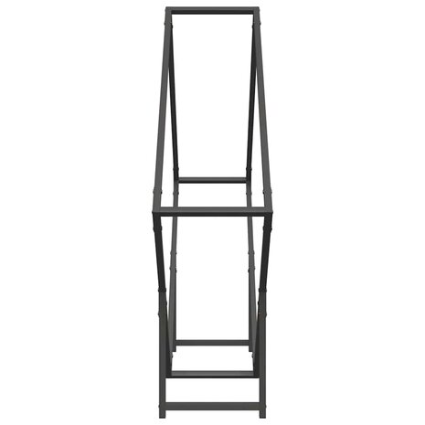 Brandhoutrek 100x25x100 cm koudgewalst staal zwart 6