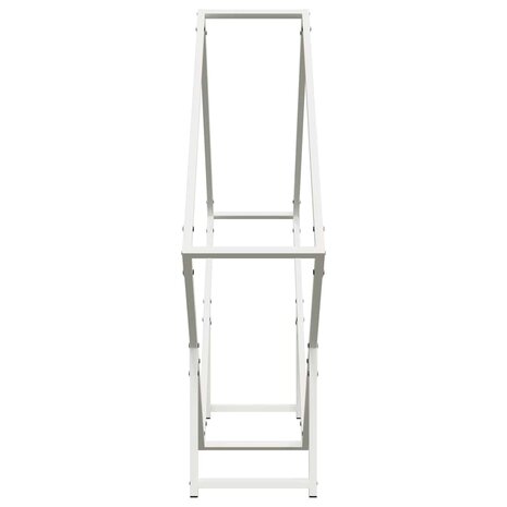 Brandhoutrek 100x25x100 cm koudgewalst staal wit 6