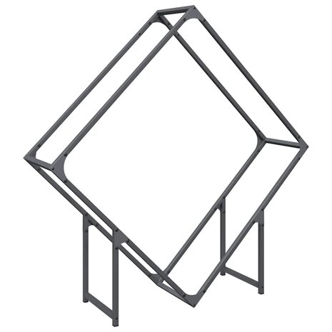 Brandhoutrek 100x25x100 cm koudgewalst staal antracietkleurig 2