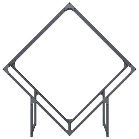 Brandhoutrek 100x25x100 cm koudgewalst staal antracietkleurig 5