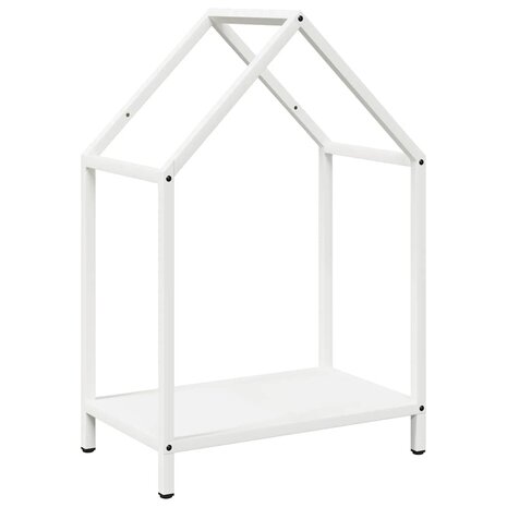 Brandhoutrek 40x25x60 cm koudgewalst staal wit 2