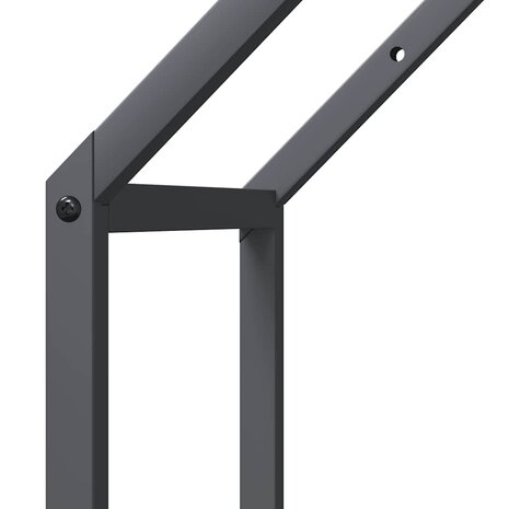 Brandhoutrek 40x25x60 cm koudgewalst staal antracietkleurig 7