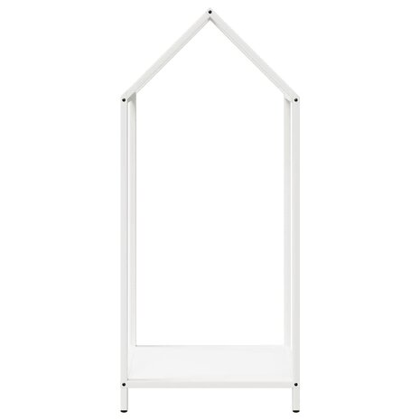 Brandhoutrek 40x25x90 cm koudgewalst staal wit 5
