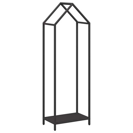 Brandhoutrek 40x25x120 cm koudgewalst staal zwart 2