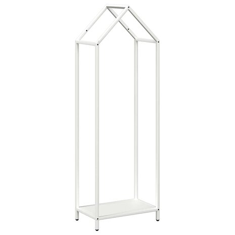 Brandhoutrek 40x25x120 cm koudgewalst staal wit 2