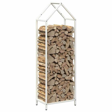 Brandhoutrek 40x25x120 cm koudgewalst staal wit 4