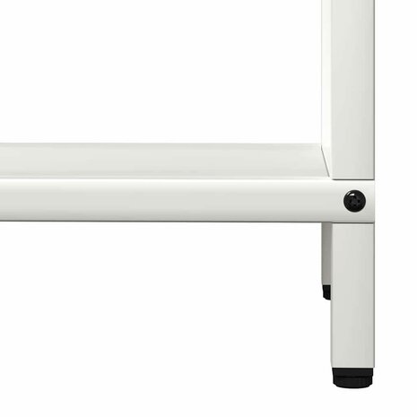 Brandhoutrek 40x25x120 cm koudgewalst staal wit 8