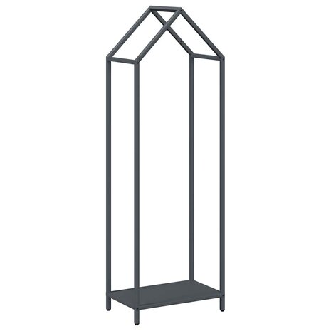 Brandhoutrek 40x25x120 cm koudgewalst staal antraciet 2