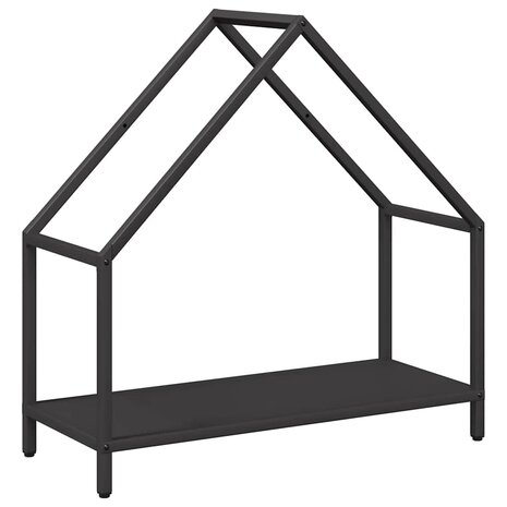 Brandhoutrek 60x25x60 cm koudgewalst staal zwart 2