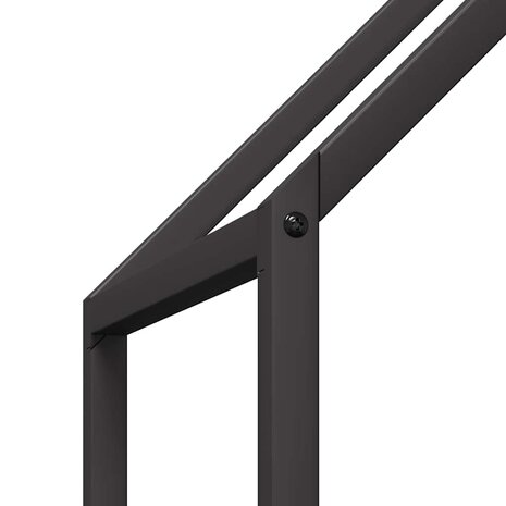Brandhoutrek 60x25x60 cm koudgewalst staal zwart 7