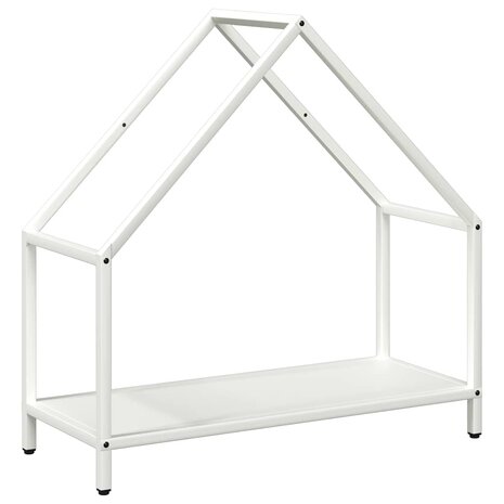 Brandhoutrek 60x25x60 cm koudgewalst staal wit 2