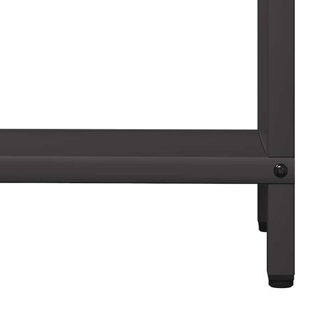 Brandhoutrek 60x25x90 cm koudgewalst staal zwart 8