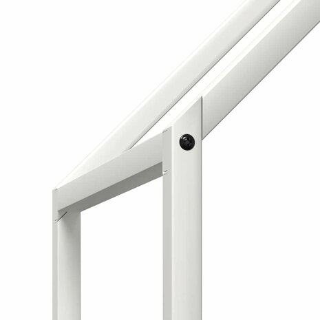 Brandhoutrek 60x25x90 cm koudgewalst staal wit 7