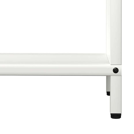 Brandhoutrek 60x25x90 cm koudgewalst staal wit 8