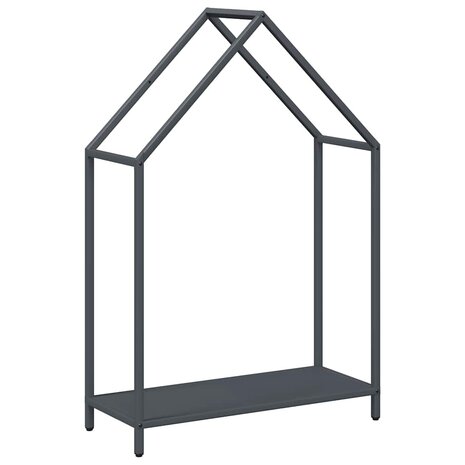 Brandhoutrek 60x25x90 cm koudgewalst staal antracietkleurig 2