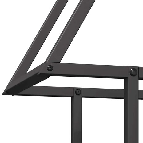 Brandhoutrek 50x25x60 cm koudgewalst staal zwart 7