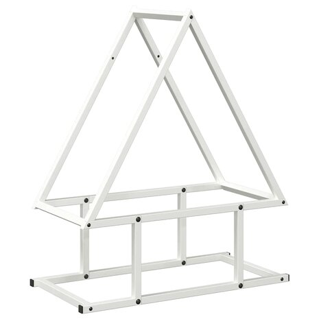 Brandhoutrek 50x25x60 cm koudgewalst staal wit 2