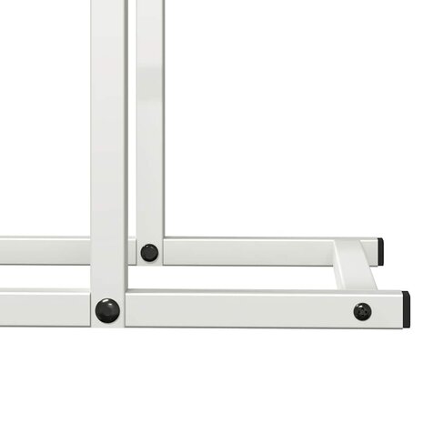 Brandhoutrek 50x25x60 cm koudgewalst staal wit 8