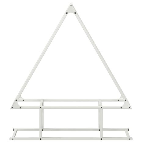 Brandhoutrek 80x25x90 cm koudgewalst staal wit 5