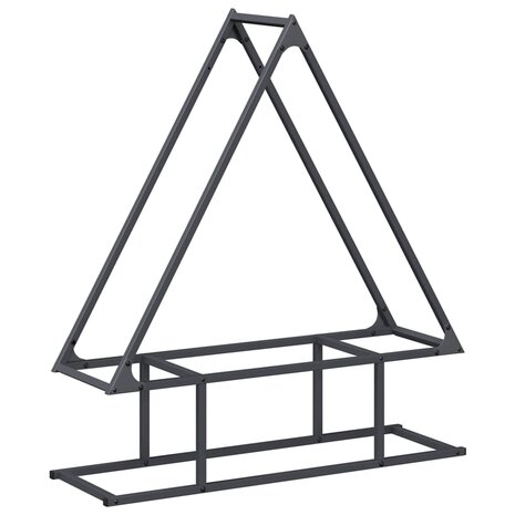 Brandhoutrek 80x25x90 cm koudgewalst staal antracietkleurig 2