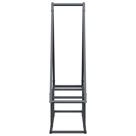 Brandhoutrek 80x25x90 cm koudgewalst staal antracietkleurig 6