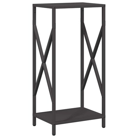 Brandhoutrek 34x25x70 cm koudgewalst staal zwart 2