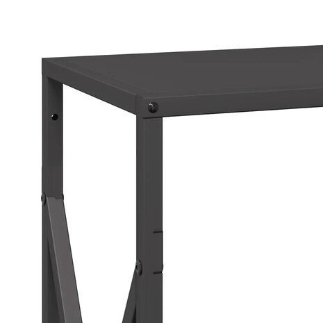 Brandhoutrek 34x25x70 cm koudgewalst staal zwart 7