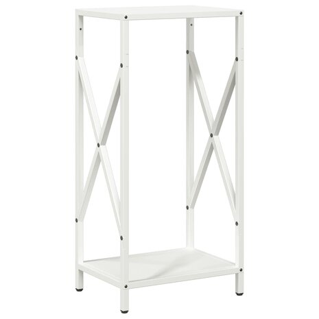 Brandhoutrek 34x25x70 cm koudgewalst staal wit 2
