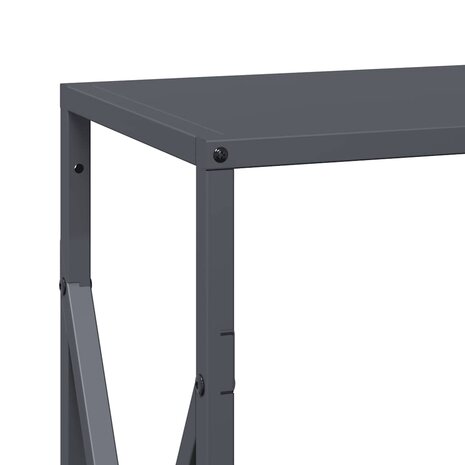 Brandhoutrek 34x25x70 cm koudgewalst staal antracietkleurig 7