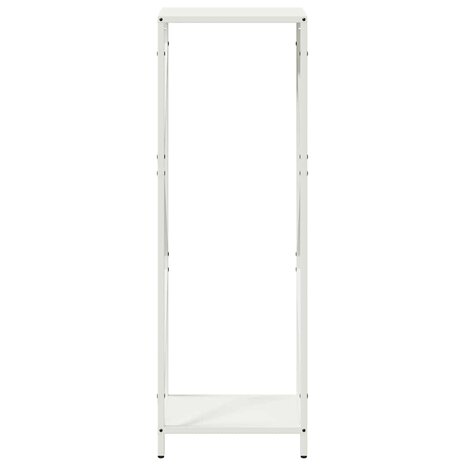 Brandhoutrek 34x25x100 cm koudgewalst staal wit 5