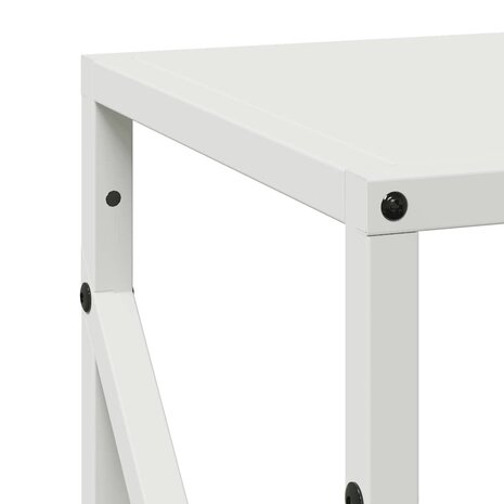 Brandhoutrek 34x25x100 cm koudgewalst staal wit 8