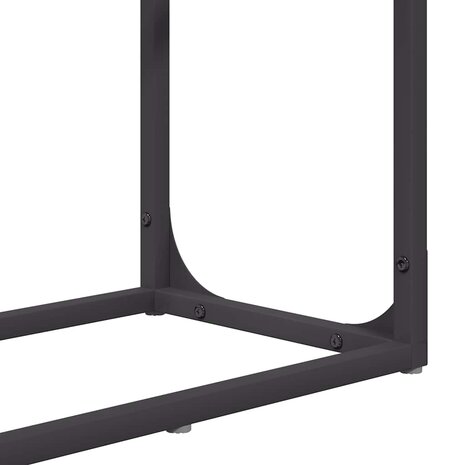 Brandhoutrek 60x25x100 cm koudgewalst staal zwart 9