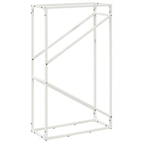 Brandhoutrek 60x25x100 cm koudgewalst staal wit 7