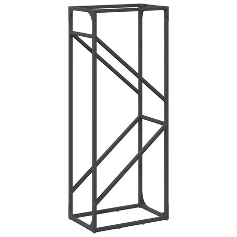 Brandhoutrek 40x25x100 cm koudgewalst staal zwart 2