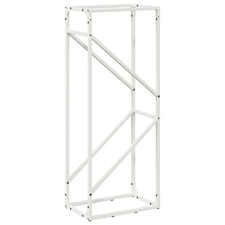 Brandhoutrek 40x25x100 cm koudgewalst staal wit 2