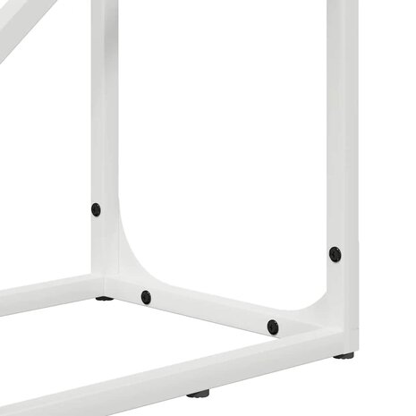 Brandhoutrek 40x25x100 cm koudgewalst staal wit 9