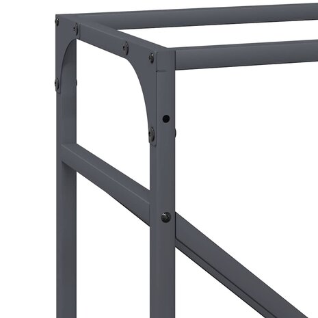 Brandhoutrek 40x25x100 cm koudgewalst staal antraciet 8
