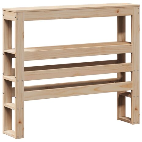 Seniorenbed met hoofdbord massief grenenhout 90x200 cm 8
